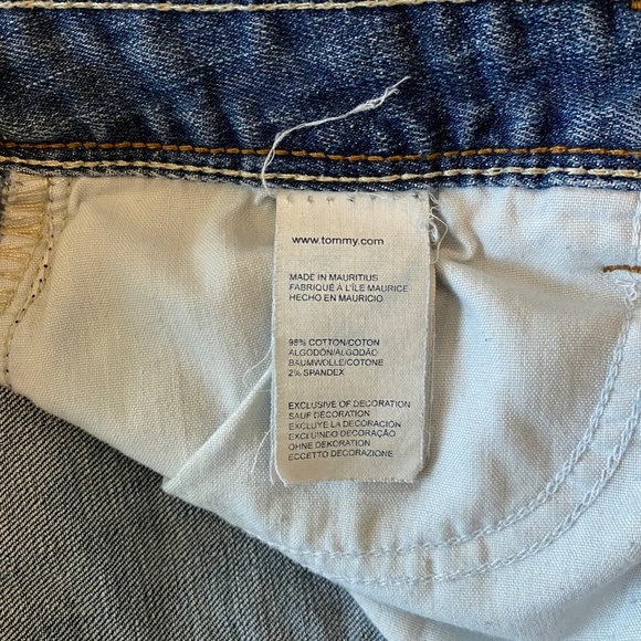Tommy Hilfiger Spirit Crop Y2K Jeans Blue Size 10 - Picture 9 of 9